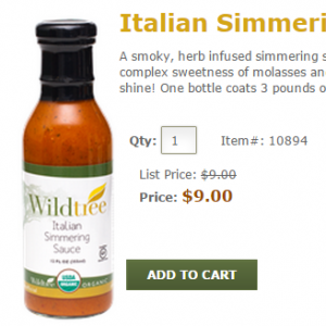 Wildtree Italian Simmering Sauce