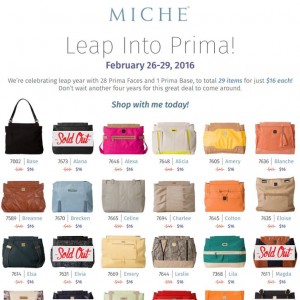 Prima Bag on sale now